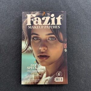 Fazit Gold Glitter Freckle Makeup Patches New set of 6 in one envelope